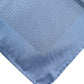Dolce & Gabbana Light Blue Silk Square Men Foulard Scarf