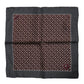 Dolce & Gabbana Maroon Cocktail Silk Square Foulard Scarf