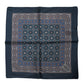 Dolce & Gabbana Blue Printed Silk Square Men Foulard Scarf