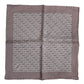 Dolce & Gabbana Brown Sea Horse Silk Square Foulard Scarf