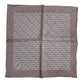 Dolce & Gabbana Brown Sea Horse Silk Square Foulard Scarf