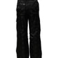 Dolce & Gabbana Black Nylon DG Logo Straight Pants