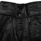 Dolce & Gabbana Black Nylon DG Logo Straight Pants