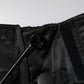 Dolce & Gabbana Black Nylon DG Logo Straight Pants