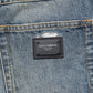 Dolce & Gabbana Blue Washed Tattered Straight Fit Denim Jeans