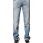 Dolce & Gabbana Light Blue Washed Straight Fit Denim Jeans