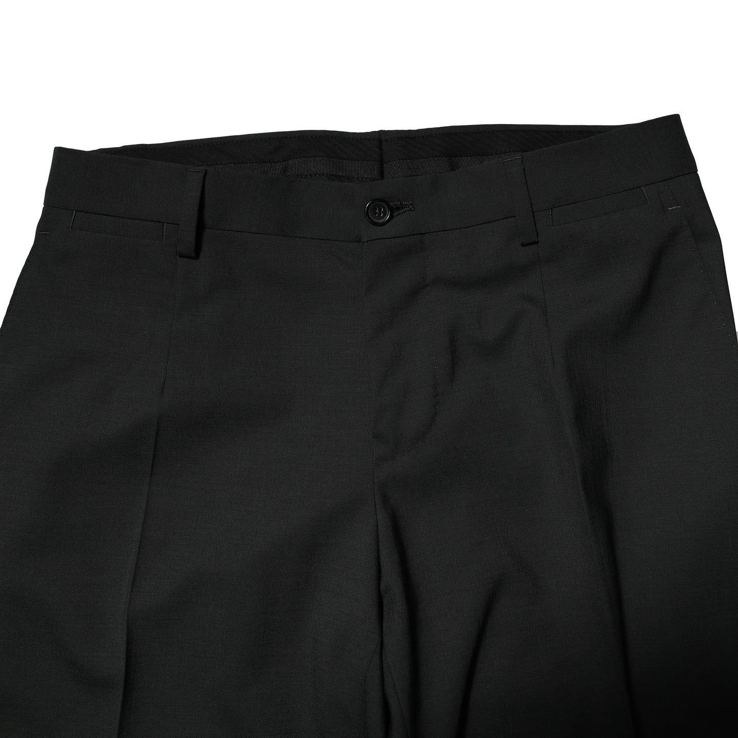 Dolce & Gabbana Black Wool 2 Piece Single Breasted Suit