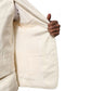 Dolce & Gabbana Ivory Wool 3 Piece Single Breasted Suit