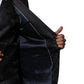 Dolce & Gabbana Black Jacquard 3 Piece Single Breasted Suit