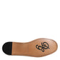 Dolce & Gabbana White Leather Loafers Moccasins Slip On Shoes