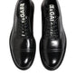 Dolce & Gabbana Black Leather Dress Lace Up Men Formal Shoes