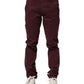 CYCLE Maroon Cotton Stretch Skinny Fit Men Denim Jeans