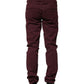 CYCLE Maroon Cotton Stretch Skinny Fit Men Denim Jeans