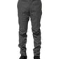 BENCIVENGA Black White Checkered Tapered Dress Pants