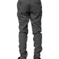 BENCIVENGA Black White Checkered Tapered Dress Pants