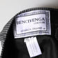 BENCIVENGA Black White Checkered Tapered Dress Pants