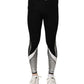 Dolce & Gabbana Black Silver Nylon Skinny Men Leggings Pants