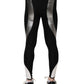 Dolce & Gabbana Black Silver Nylon Skinny Men Leggings Pants
