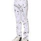 Dolce & Gabbana White ColorSplash Skinny Denim Jeans