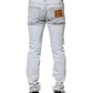 Dolce & Gabbana Light Blue Tattered Skinny Denim Jeans