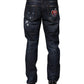 Dolce & Gabbana Dark Blue Tattered Skinny Denim Jeans