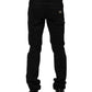 Dolce & Gabbana Black Cotton Skinny Men Denim Jeans