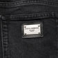 Dolce & Gabbana Black Cotton Skinny Men Denim Jeans