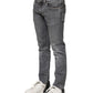 Dolce & Gabbana Gray Cotton Skinny Men Denim Jeans