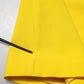 Dolce & Gabbana Yellow Polyester Sleeveless Sheath Midi Dress