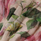 Dolce & Gabbana Pink Floral Print Tiered Long Maxi Dress
