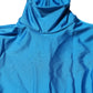 Dolce & Gabbana Blue Nylon Turtleneck Bodycon Jumpsuit Dress