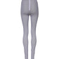 Dolce & Gabbana Gray Nylon DG Logo Mid Waisted Leggings Pants