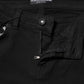 Dolce & Gabbana Black Cotton Skinny Mid Waisted Denim Jeans