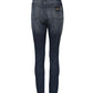 Dolce & Gabbana Blue Washed Cotton High Waisted Denim Jeans