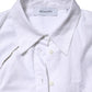 AGLINI White Cotton Collared Long Sleeves Ruffle Top Shirt