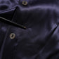Dolce & Gabbana Dark Purple Silk Ascot Collared Blouse Top