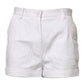 Dolce & Gabbana White Cotton Mid Waist Women Bermuda Shorts