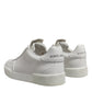 Dolce & Gabbana White Miami Leather Low Top Men Sneakers Shoes
