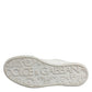 Dolce & Gabbana White Miami Leather Low Top Men Sneakers Shoes