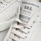 Dolce & Gabbana White Miami Leather Low Top Men Sneakers Shoes