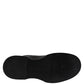 Dolce & Gabbana Black Leather Mid Calf Boots Flats Shoes