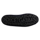 Dolce & Gabbana Blue Suede Crown Crystal Loafers Dress Shoes