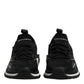 Dolce & Gabbana Black SORRENTO Sport Stretch Sneakers Shoes