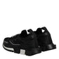 Dolce & Gabbana Black SORRENTO Sport Stretch Sneakers Shoes