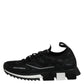 Dolce & Gabbana Black SORRENTO Sport Stretch Sneakers Shoes
