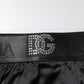 Dolce & Gabbana Black Logo Waist Regular Boxer Shorts Underwear