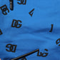 Dolce & Gabbana Blue Logo Print Jogger Men Sweatpants Pants