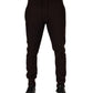 Dolce & Gabbana Brown Cashmere Men Jogger Sweatpants Pants