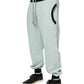 Dolce & Gabbana Light Green Cotton Men Jogger Sweatpants Pants