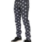 Dolce & Gabbana Dark Gray Logo Cotton Skinny Slim Denim Jeans